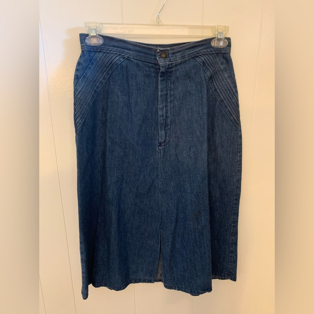 Vintage Denim Skirt.